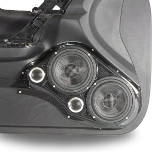 Dual 6.5" + Dual 2" Tweeter Front Door Speaker Pods – 2013–2018 Nissan Altima Sedan – 4-Door