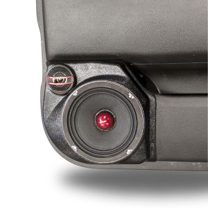 6.5" + 2" Tweeter Rear Door Speaker Pods – 2014–2018 Chevrolet Silverado & GMC Sierra – Crew Cab, Extended Cab