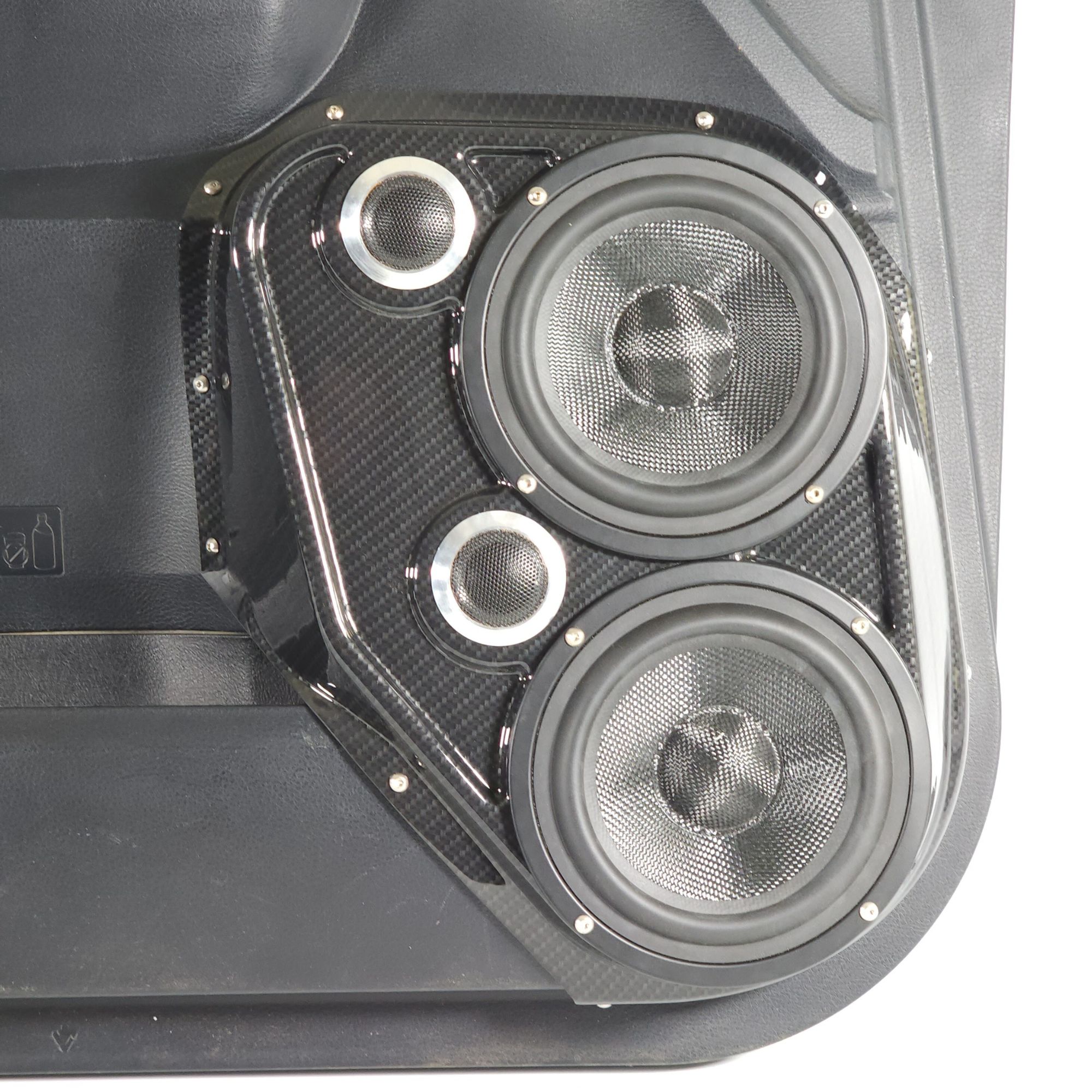 Dual 6.5" + Dual 2" Tweeter Front Door Speaker Pods – 2014–2021 Toyota Tundra