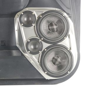 Dual 6.5" + Dual 3.5" Front Door Speaker Pods – 2014–2021 Toyota Tundra