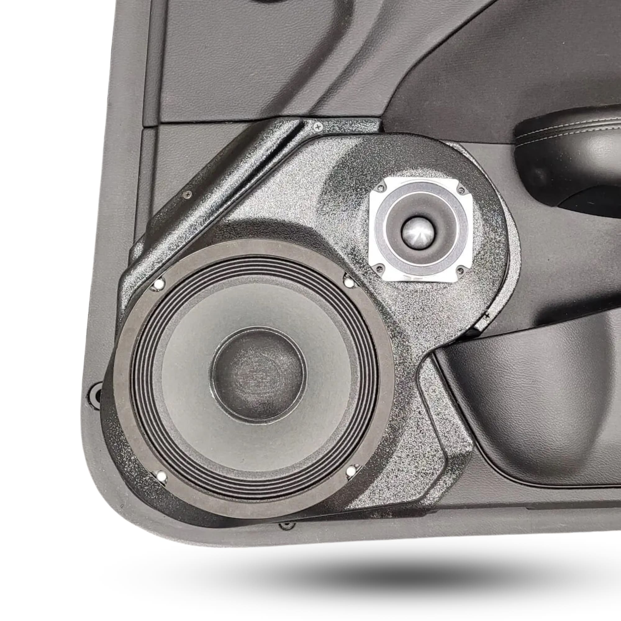 8" + 3.5" Front Door Speaker Pods – 2015–2023 Dodge Challenger