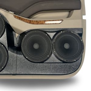 Dual 8" Lower Rear Door Speaker Pods – 2015–2020 Chevrolet Suburban & GMC Yukon XL – Add-On