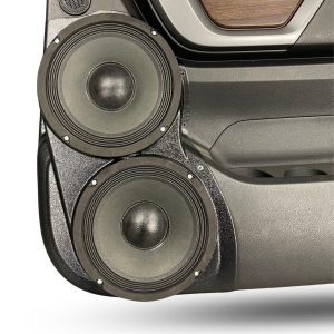 Dual 8" Rear Door Speaker Pods – 2016–2024 Nissan Titan – Crew Cab