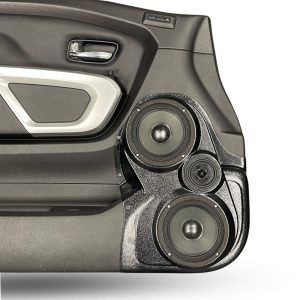 Dual 6.5" + 3.5" Front Door Speaker Pods – 2016–2024 Nissan Titan