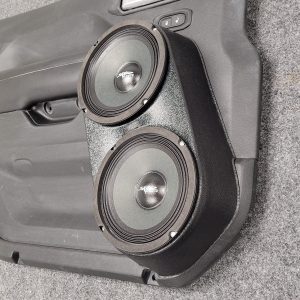 Dual 6.5" Front Door Speaker Pods – 2018–2024 Jeep Wrangler • 2020–2024 Jeep Gladiator SPORT – Flangeless