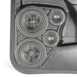 Dual 6.5" + Dual 3.5" Rear Door Speaker Pods – 2019–2023 Ford Ranger