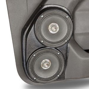 Dual 6.5" Front Door Speaker Pods – 2019–2023 GMC Sierra • 2019–2026 Chevrolet Silverado