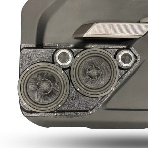 Dual 6.5" + Dual 2" Tweeter Front Door Speaker Pods – 2021–2023 Ford Bronco