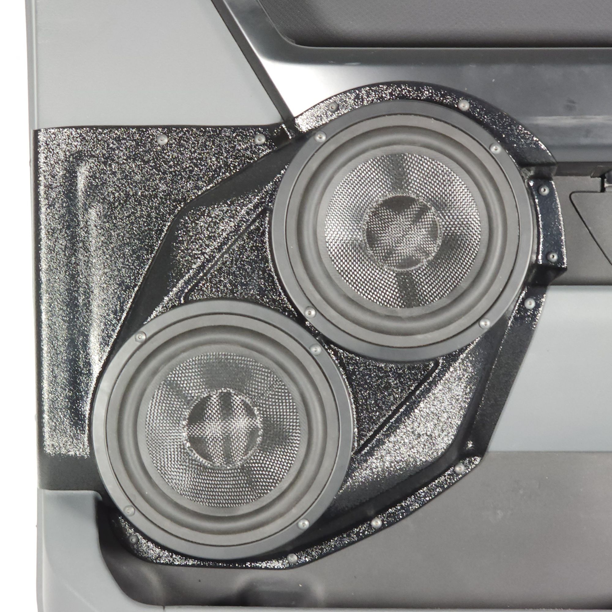 Dual 6.5" Front Door Speaker Pods – 2021–2026 Ford F-150 • 2023–2026 Ford F-250 & F-350