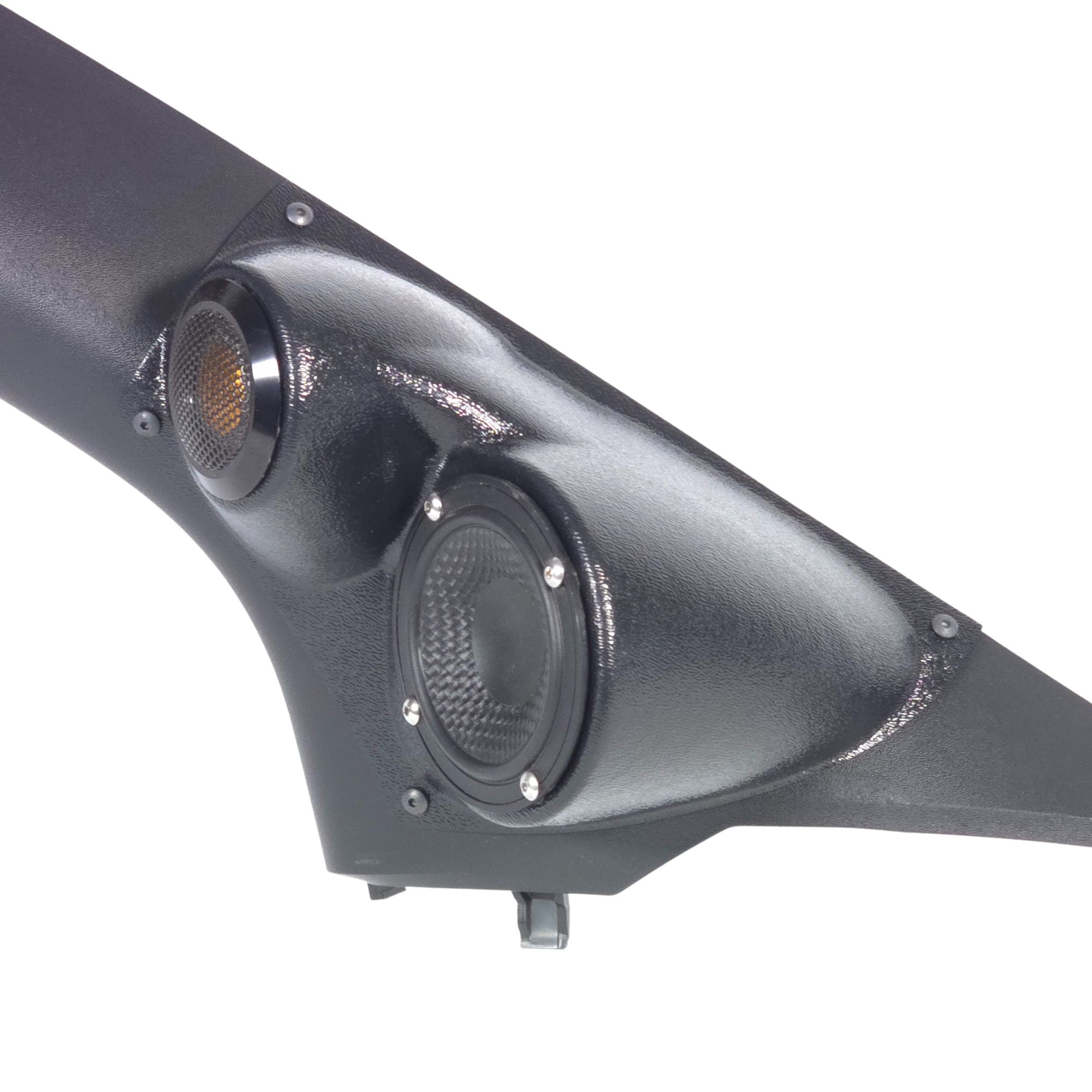 3.5" + 2" Lower A-Pillar Speaker Pods – 2022–2025 Nissan Frontier - Image 2