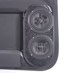 Dual 6.5" Rear Door Speaker Pods – 2022–2026 Chevrolet Silverado • 2023–2025 GMC Sierra – Crew Cab