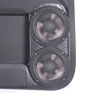Dual 8" Rear Door Speaker Pods – 2022–2026 Chevrolet Silverado • 2023–2025 GMC Sierra – Crew Cab