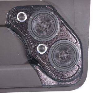 Dual 6.5" + Dual 2" Tweeter Front Door Speaker Pods – 2022–2026 Chevrolet Silverado • 2023–2025 GMC Sierra