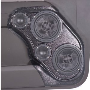 Dual 6.5" + Dual 3.5" Front Door Speaker Pods – 2022–2026 Chevrolet Silverado • 2023–2025 GMC Sierra