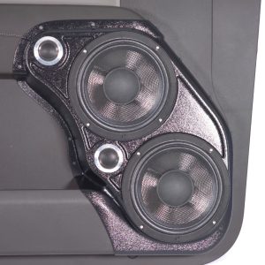 Dual 8" + Dual 2" Tweeter Front Door Speaker Pods – 2022–2026 Chevrolet Silverado • 2023–2025 GMC Sierra