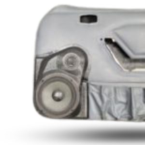6.5" + 2" Tweeter Front Door Speaker Pods – 1987–1993 Ford Mustang