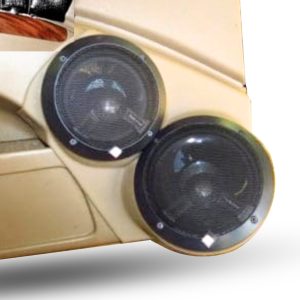 6.5" + 5.25" Front Door Speaker Pods – 1992–1996 Chevrolet Caprice & Impala – Angled