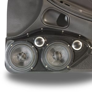 Dual 6.5" + Dual 2" Tweeter Front Door Speaker Pods – 1994–2004 Ford Mustang