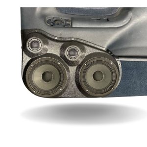 Dual 6.5" + Dual 2" Tweeter Front Door Speaker Pods – 1995–1999 Chevrolet Silverado, Suburban & Tahoe • GMC Sierra & Yukon • Cadillac Escalade