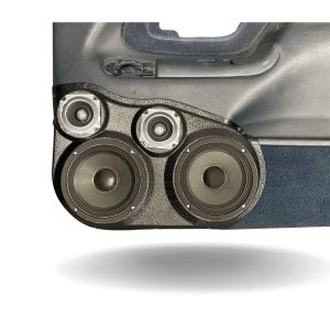 Dual 6.5" + Dual 3.5" Front Door Speaker Pods – 1995–1999 Chevrolet Silverado, Suburban & Tahoe • GMC Sierra & Yukon • Cadillac Escalade