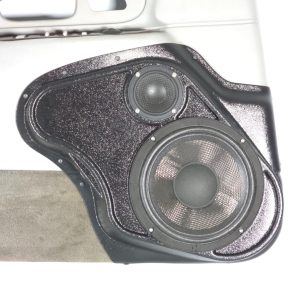 8" + 3.5" Front Door Speaker Pods – 1998–2002 Lincoln Towncar