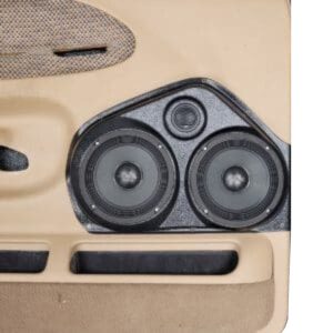 Dual 6.5" + 2" Tweeter Front Door Speaker Pods – 1999–2001 Dodge Ram – Extended Cab