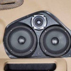 Dual 6.5" + 3.5" Front Door Speaker Pods – 1999–2001 Dodge Ram – Extended Cab
