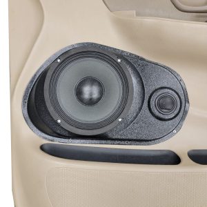 8" + 2" tweeter Front Door Speaker Pods – 1999–2003 Ford F-150 – Extended Cab