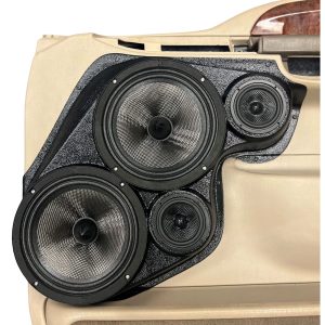 Dual 8" + Dual 3.5" Front Door Speaker Pods – 1999–2007 Ford Excursion & F-250 & F-350