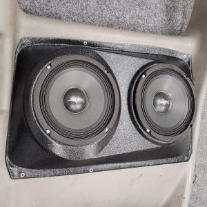 Dual 6.5" Rear Door Speaker Pods – 2000–2006 Chevrolet Silverado & GMC Sierra – Extended Cab