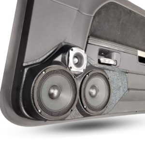 Dual 6.5" + 3.5" Front Door Speaker Pods – 2008–2014 Dodge Challenger