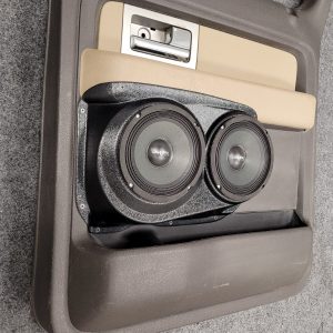 Dual 6.5" Rear Door Speaker Pods – 2009–2014 Ford F-150 – Crew Cab