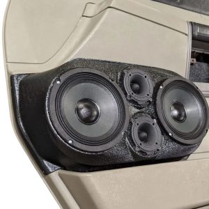 Dual 6.5" + Dual 3.5" Front Door Speaker Pods – 2003–2007 Hummer H2