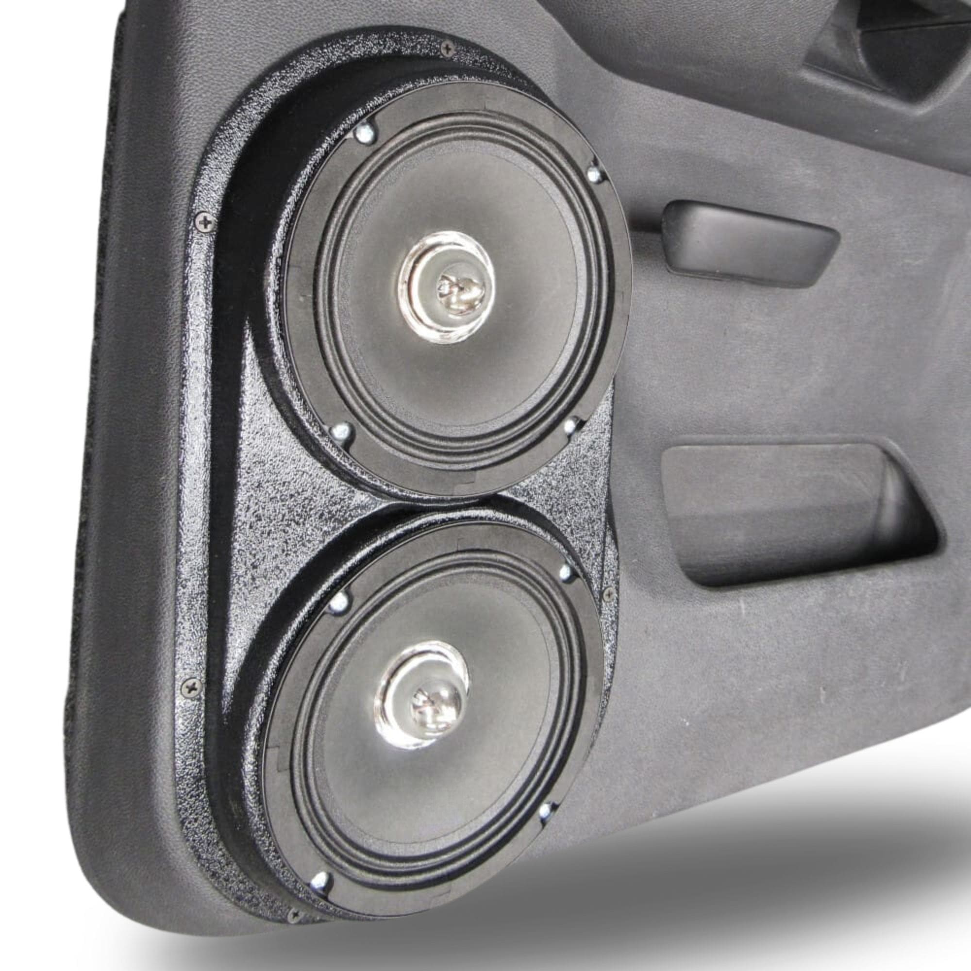 Dual 6.5" Rear Door Speaker Pods – 2007–2013 Chevrolet Silverado & GMC Sierra – Crew Cab - Image 4