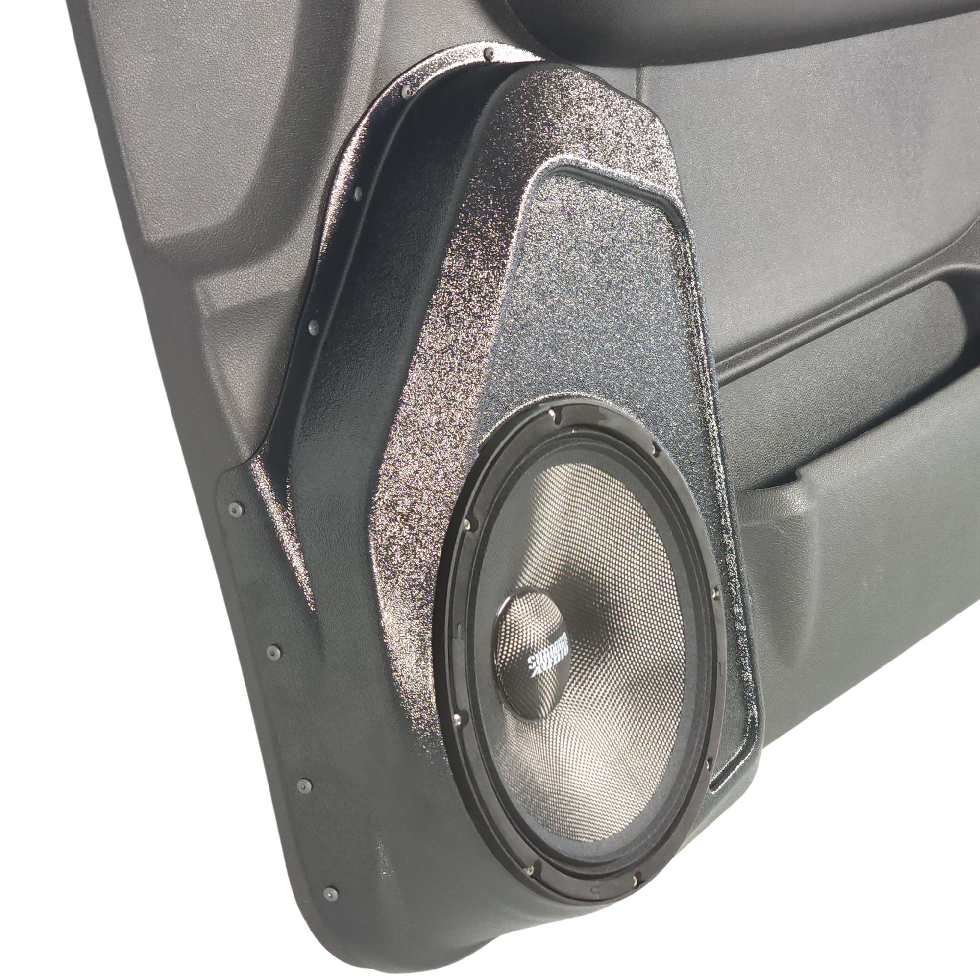 10" Front Door Speaker Pods – 2007–2009 Chevrolet Avalanche, Silverado, Suburban & Tahoe • GMC Sierra, Yukon & Yukon XL – Upper Handle - Image 2