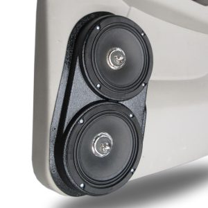 Dual 6.5" Rear Door Speaker Pods – 2007–2013 GM Full-Size Pickups • 2007–2014 GM Full-Size SUVs – Upper Handle