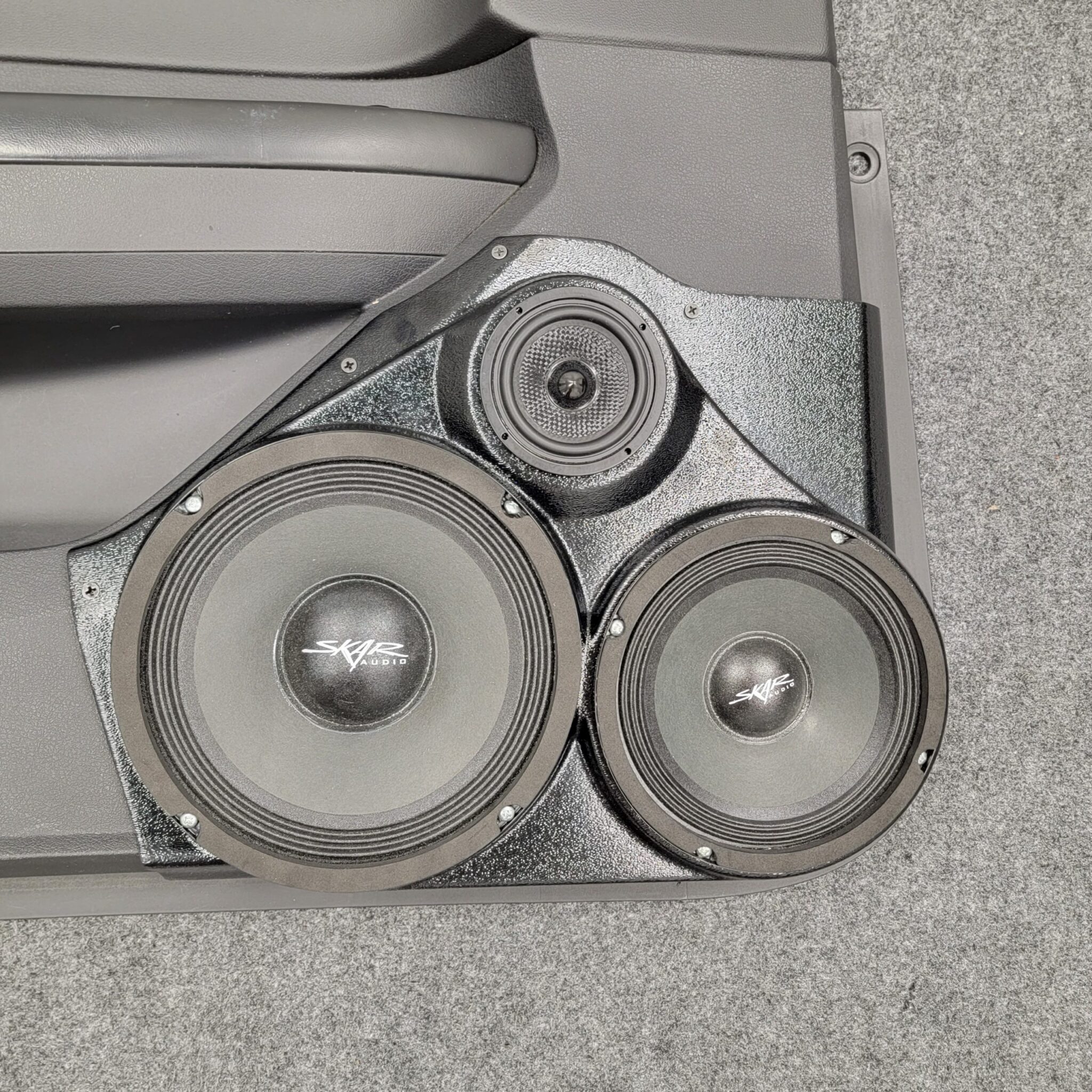 8", 6.5" + 3.5" Front Door Speaker Pods – 2008–2010 Chrysler 300C