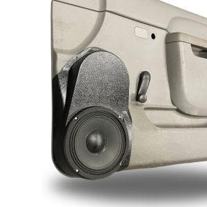 8" Front Door Speaker Pods – 2010–2013 Chevrolet Silverado & GMC Sierra – Lower Handle, Manual Windows