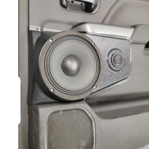 8" + 2" tweeter Rear Door Speaker Pods – 2014–2018 Chevrolet Silverado & GMC Sierra – Crew Cab