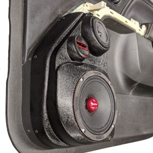 6.5" + 3.5" + 2" Tweeter Front Door Speaker Pods – 2014–2018 Chevrolet Silverado & GMC Sierra