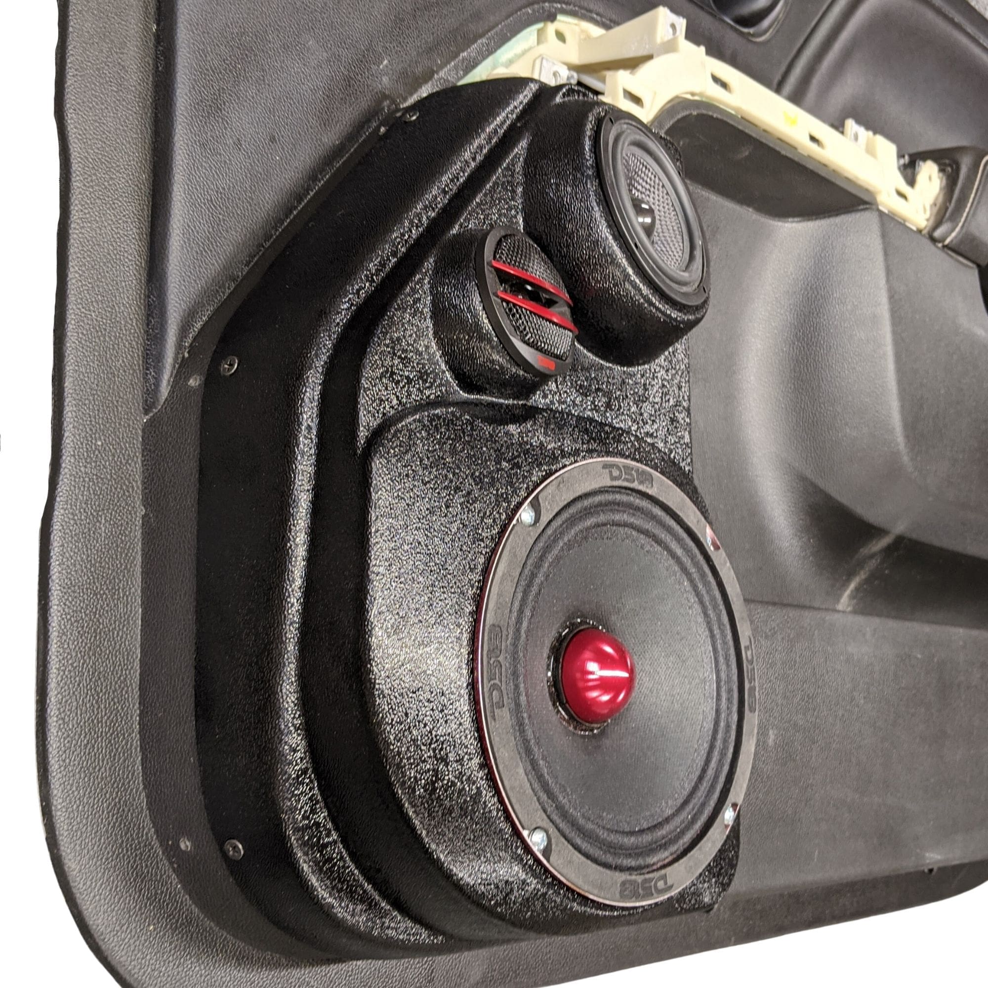6.5" + 3.5" + 2" Tweeter Front Door Speaker Pods – 2014–2018 Chevrolet Silverado & GMC Sierra