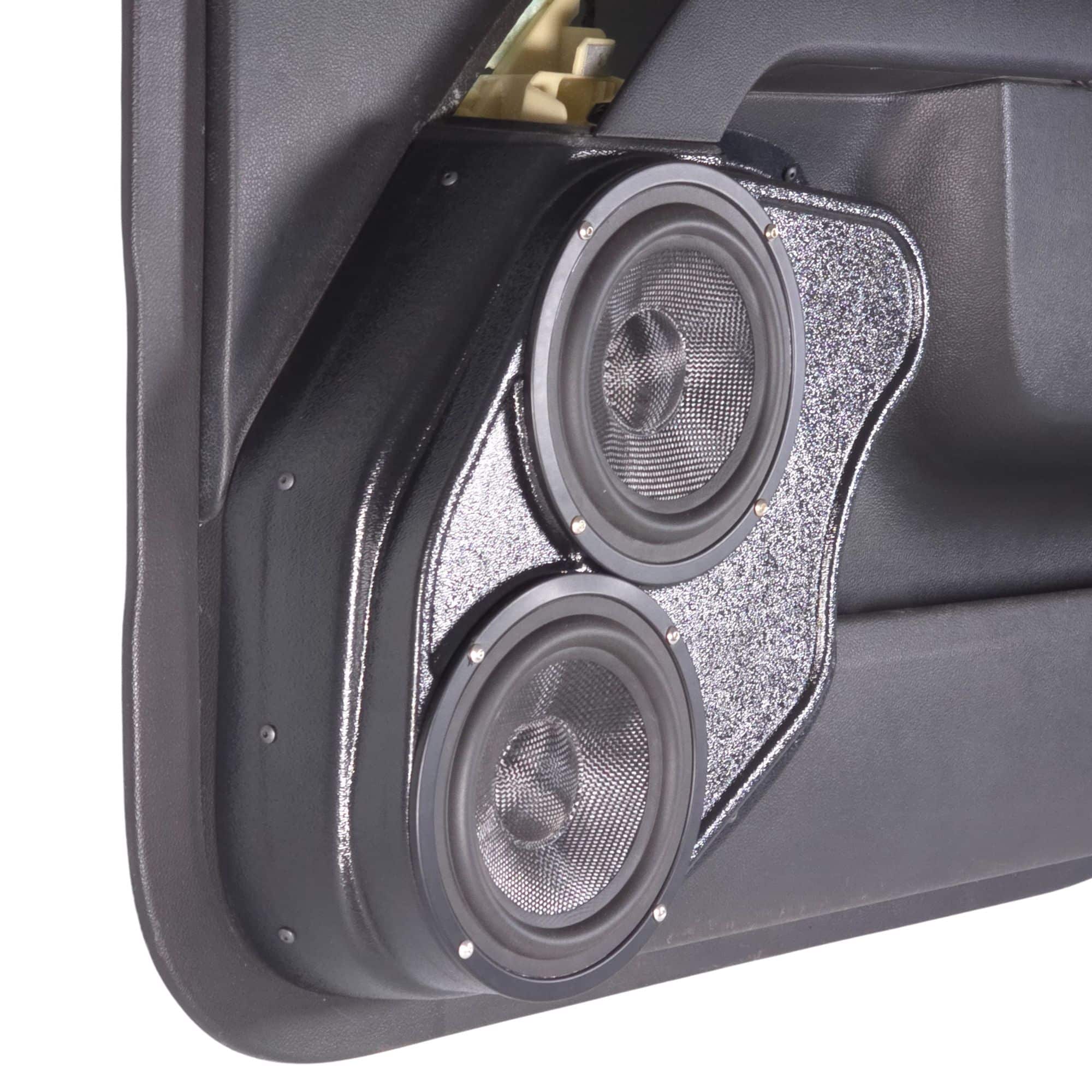 Dual 6.5" Front Door Speaker Pods – 2014–2018 Chevrolet Silverado & GMC Sierra – Alternate Style - Image 4