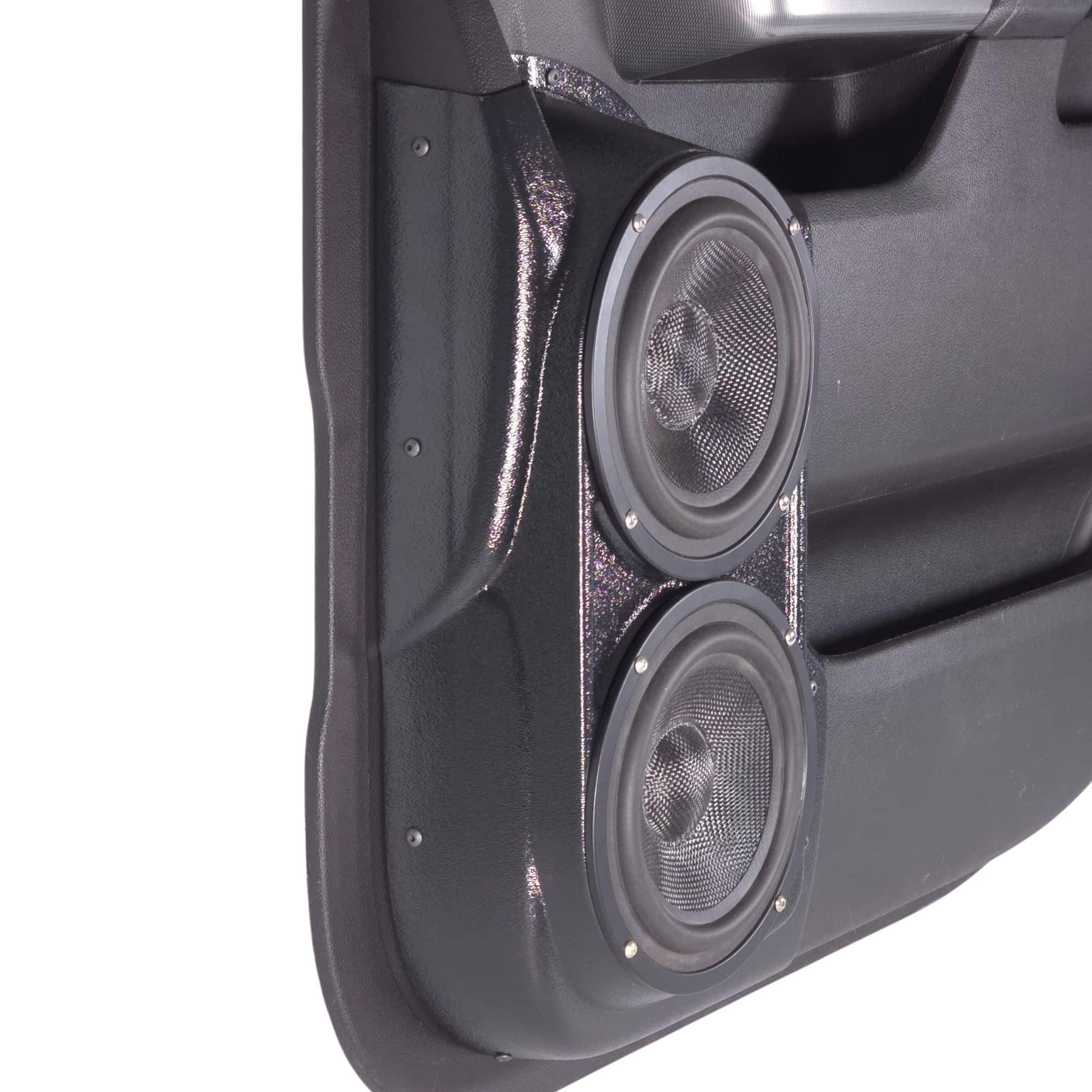 Dual 6.5" Rear Door Speaker Pods – 2014–2018 Chevrolet Silverado & GMC Sierra – Crew Cab - Image 4