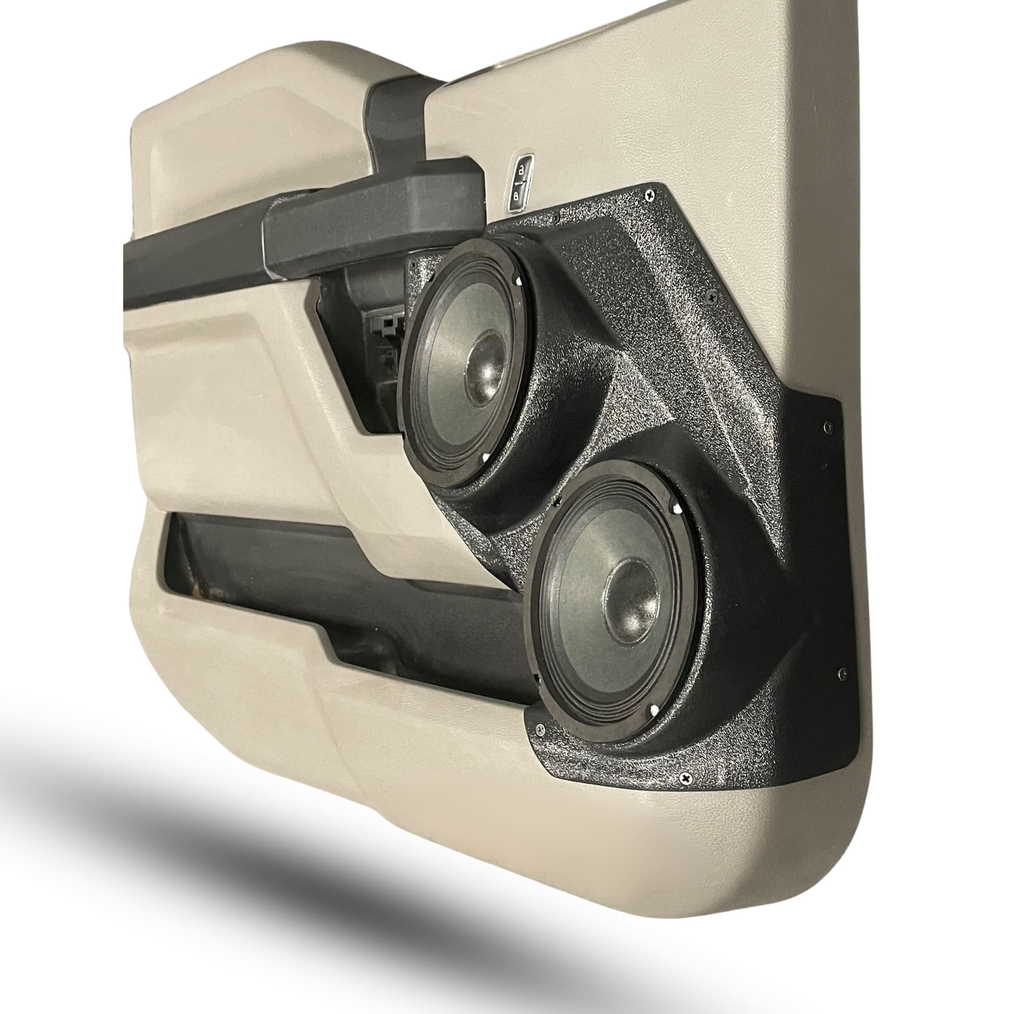 Dual 6.5" Front Door Speaker Pods – 2015–2020 Ford F-150 • 2017–2022 Ford F-250 & F-350 - Image 3