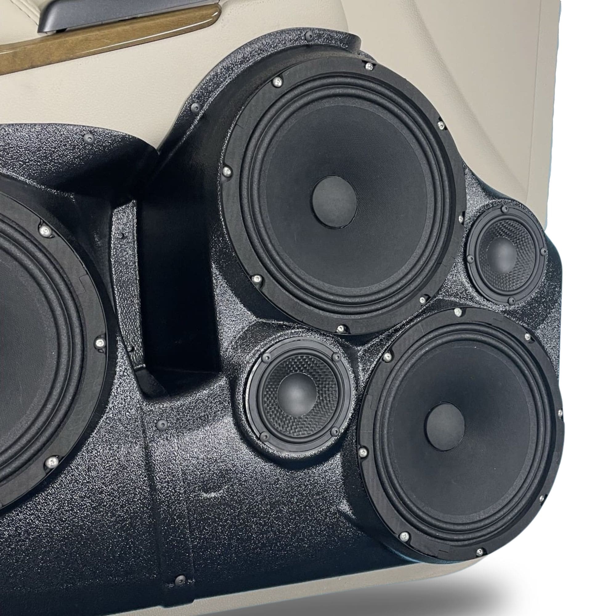 Dual 8" + Dual 3.5" Front Door Speaker Pods – 2015–2020 Chevrolet Suburban & Tahoe • GMC Yukon & Yukon XL - Image 3