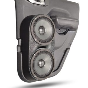 Dual 6.5" Rear Door Speaker Pods – 2018–2024 Jeep Wrangler • 2020–2024 Jeep Gladiator – 4-Door, Flangeless