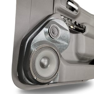 8" + 3.5" Front Door Speaker Pods – 2019–2023 GMC Sierra • 2019–2026 Chevrolet Silverado