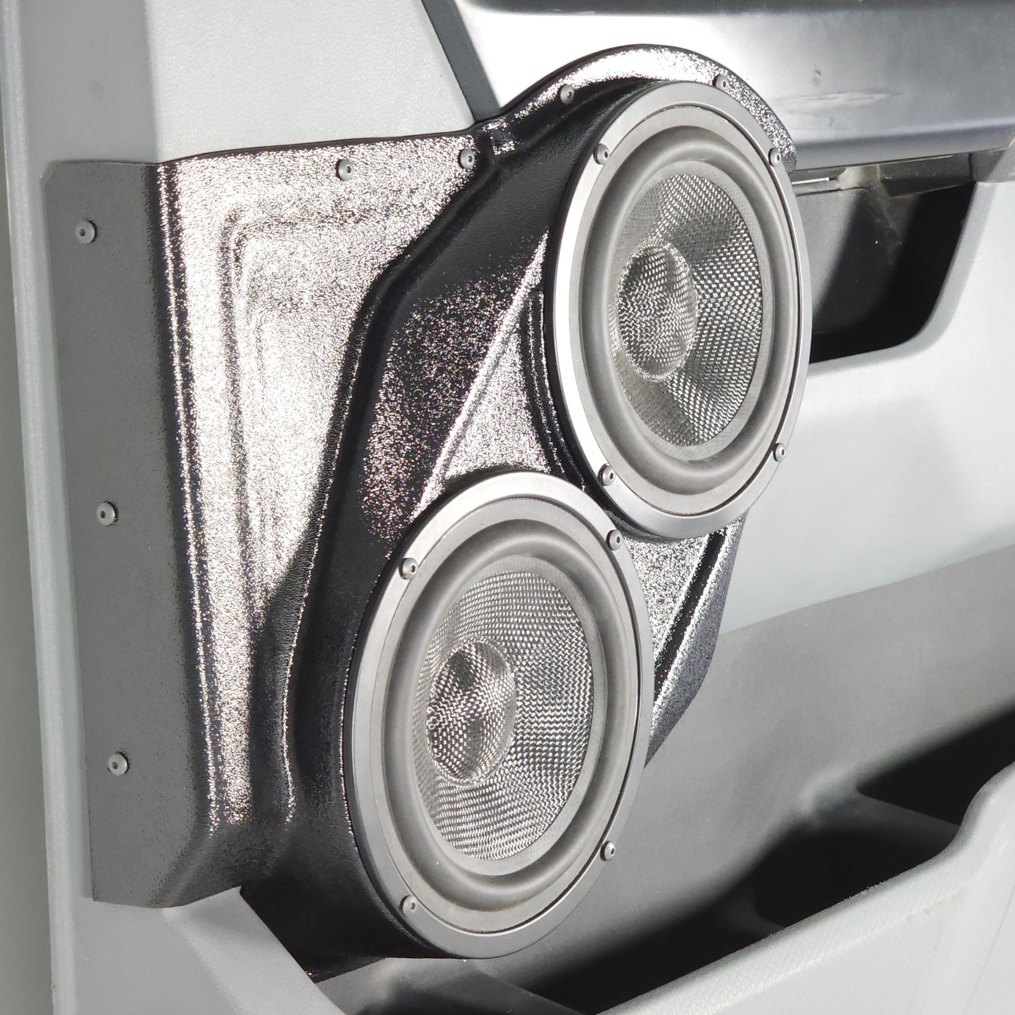 Dual 6.5" Front Door Speaker Pods – 2021–2026 Ford F-150 • 2023–2026 Ford F-250 & F-350 - Image 2