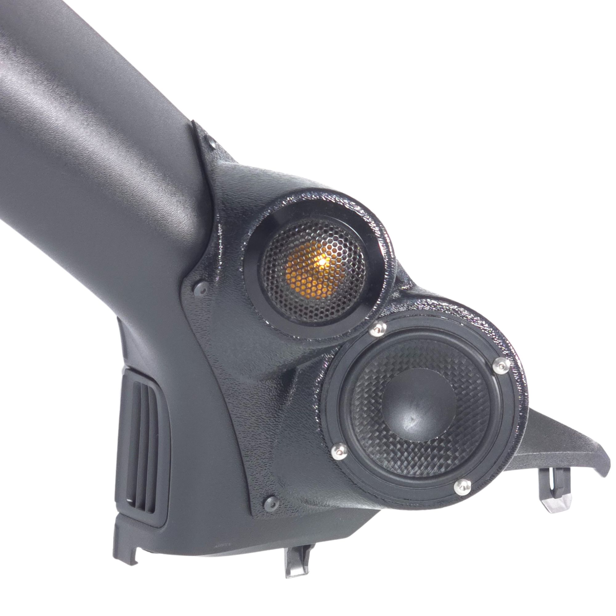 3.5" + 2" Lower A-Pillar Speaker Pods – 2022–2025 Nissan Frontier - Image 4
