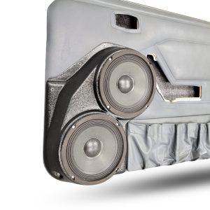Dual 6.5" Front Door Speaker Pods – 1987–1993 Ford Mustang